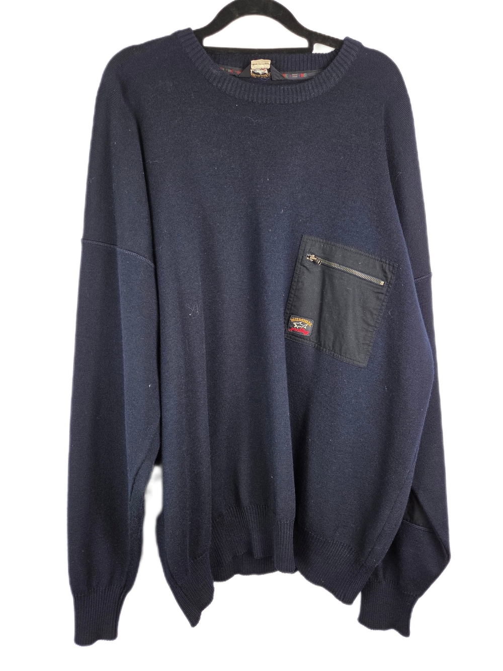 Vintage Paul & Shark Yachting Navy Wool Blend Crewneck Sweater